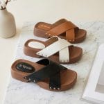 Sabot Croisée Cuir