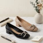 Soulier Glacé Talon Carré ELENA