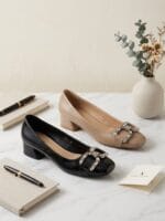 Soulier Glacé Talon Carré ELENA