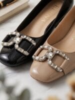 Soulier Glacé Talon Carré ELENA – Image 2