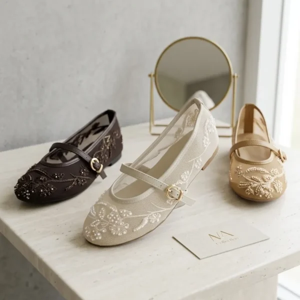 Ballerine Dentelle Tendance