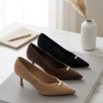 Escarpin En Daim Tendance 782-316-1